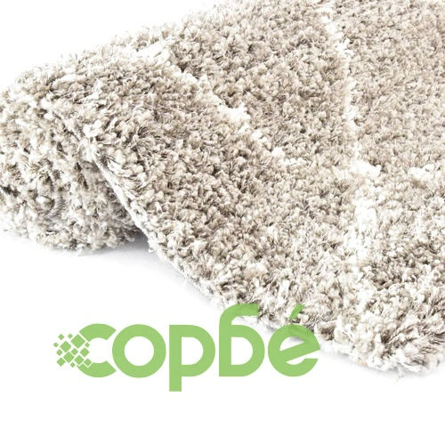 Рошав берберски килим, РР, пясъчен и бежов цвят, 80x150 см ➤ топ цена ➤ sorbe.bg