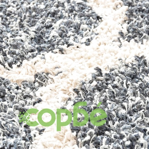 Рошав берберски килим, РР, синьо и бежово, 80x150 см ➤ топ цена ➤ sorbe.bg