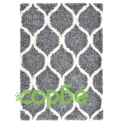 Рошав берберски килим, РР, синьо и бежово, 120x170 см ➤ топ цена ➤ sorbe.bg