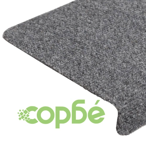 Изтривалки за стълби, самозалепващи се, 15 бр., 65x21x4 см, светлосиви, правоъгълни, кант ➤ топ цена ➤ sorbe.bg