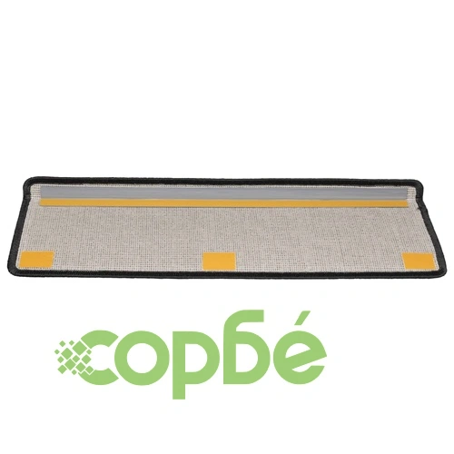 Изтривалки за стълби 15 бр. 65x21x4 см, антрацит, правоъгълен ръб ➤ топ цена ➤ sorbe.bg