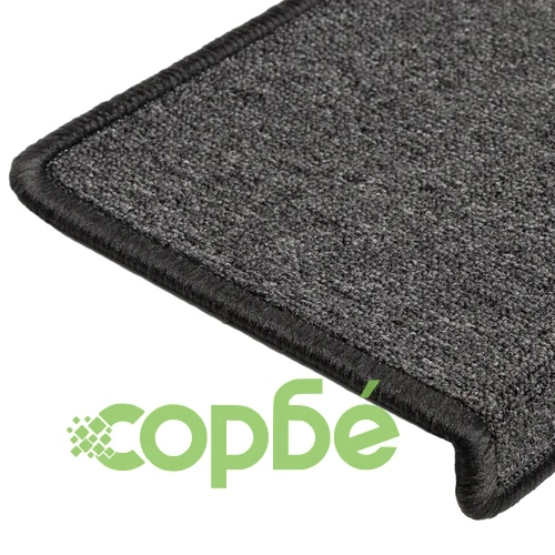 Изтривалки за стълби 15 бр. 65x21x4 см, антрацит, правоъгълен ръб ➤ топ цена ➤ sorbe.bg