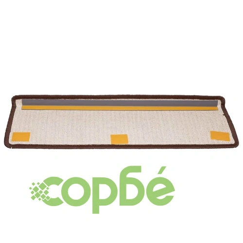 Изтривалки за стълби 15 бр. 65x21x4 см, кафяви, правоъгълни, кант ➤ топ цена ➤ sorbe.bg