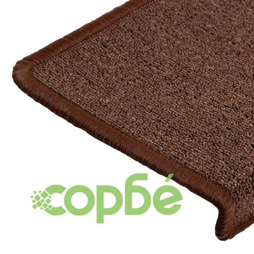 Изтривалки за стълби 15 бр. 65x21x4 см, кафяви, правоъгълни, кант ➤ топ цена ➤ sorbe.bg