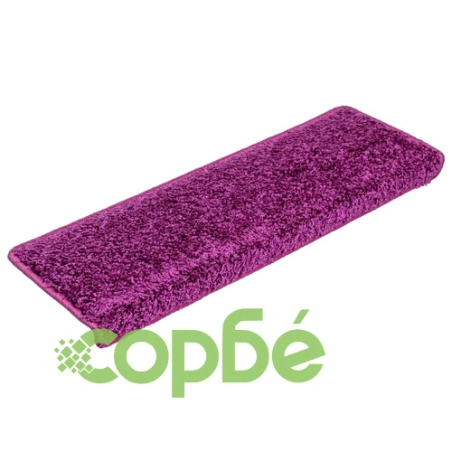 Изтривалки за стълби 15 бр. 65x21x4 см, лилави, правоъгълни, кант ➤ топ цена ➤ sorbe.bg