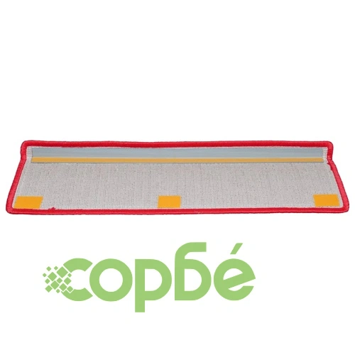 Изтривалки за стълби 15 бр. 65x21x4 см червени с правоъгълен кант ➤ топ цена ➤ sorbe.bg