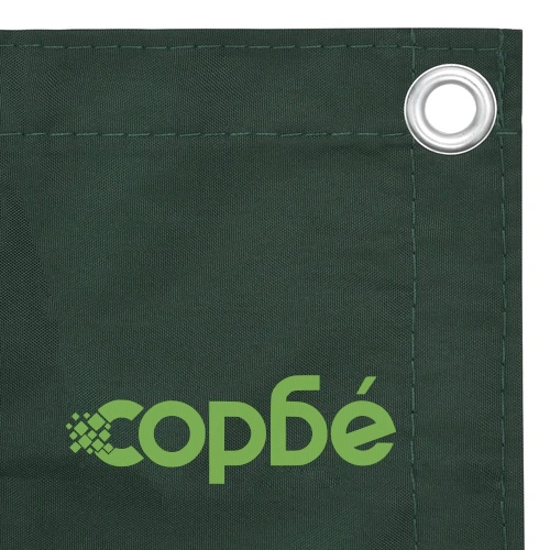 Балконски параван, тъмнозелен, 90x600 см, плат оксфорд ➤ топ цена ➤ sorbe.bg