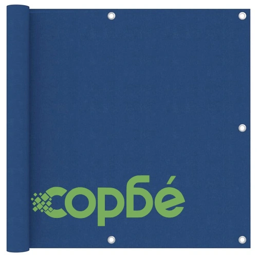 Балконски параван, син, 90x300 см, оксфорд плат ➤ топ цена ➤ sorbe.bg