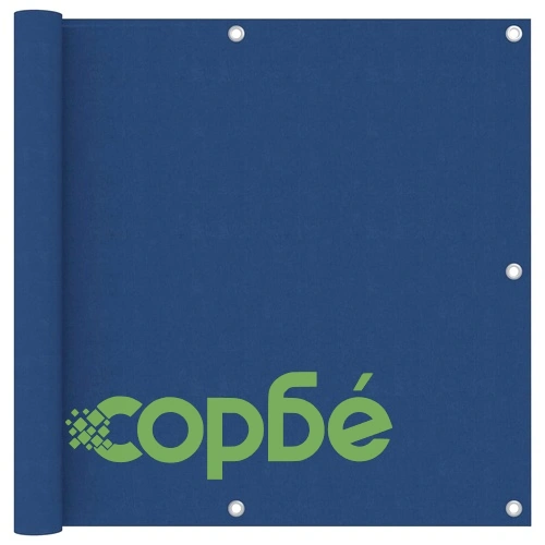Балконски параван, син, 90x500 см, оксфорд плат ➤ топ цена ➤ sorbe.bg