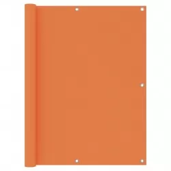 Балконски параван, оранжев, 120x500 см, оксфорд плат