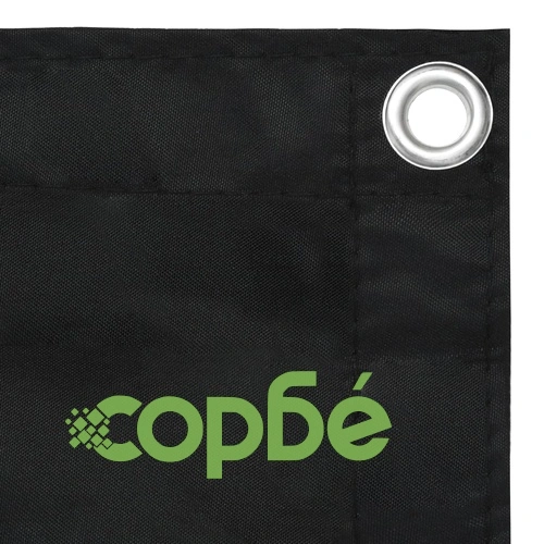 Балконски параван, черен, 90x300 см, оксфорд плат на топ цена от sorbe.bg Балконски параван, черен, 90x300 см, оксфорд плат ➤ топ цена ➤ sorbe.bg