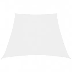 Платно-сенник, Оксфорд текстил, трапец, 2/4x3 м, бяло