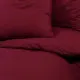 Комплект спално бельо, бордо, 260x220 см, памук