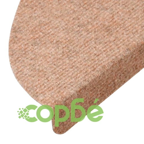 Самозалепващи стелки за стълби, 15 бр, 56x17x3 см, бежови ➤ топ цена ➤ sorbe.bg