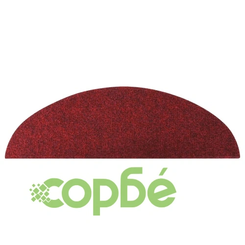 Самозалепващи стелки за стълби, 15 бр, 56x17x3 см, червени ➤ топ цена ➤ sorbe.bg