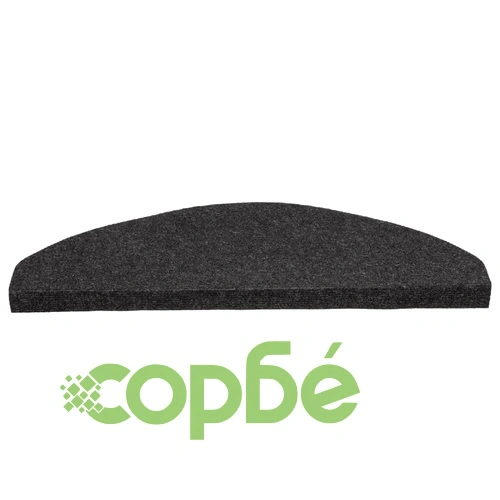 Самозалепващи стелки за стъпала, 15 бр, 65x22,5x3,5 см, черни ➤ топ цена ➤ sorbe.bg