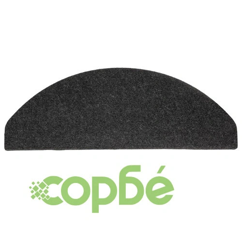 Самозалепващи стелки за стъпала, 15 бр, 65x22,5x3,5 см, черни ➤ топ цена ➤ sorbe.bg