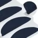 Самозалепващи стелки за стъпала, 15 бр, 65x22,5x3,5 см, сини
