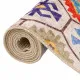 Перящ се килим многоцветен 190x300 см противоплъзгащ
