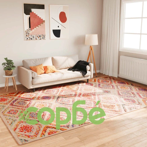 Перящ се килим многоцветен 190x300 см противоплъзгащ ➤ топ цена ➤ sorbe.bg