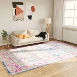 Перящ се килим многоцветен 190x300 см противоплъзгащ