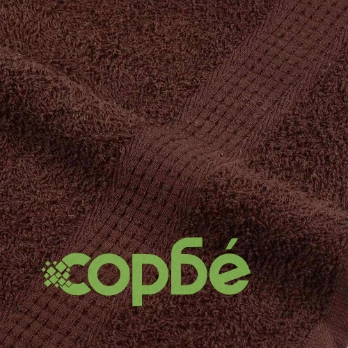 Кърпи за сауна 10 бр кафяви 80x200 см 360 gsm 100% памук ➤ топ цена ➤ sorbe.bg