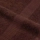 Кърпи за сауна 10 бр кафяви 80x200 см 360 gsm 100% памук