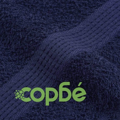 Кърпи за сауна 10 бр нейви сини 80x200 см 360 gsm 100% памук ➤ топ цена ➤ sorbe.bg