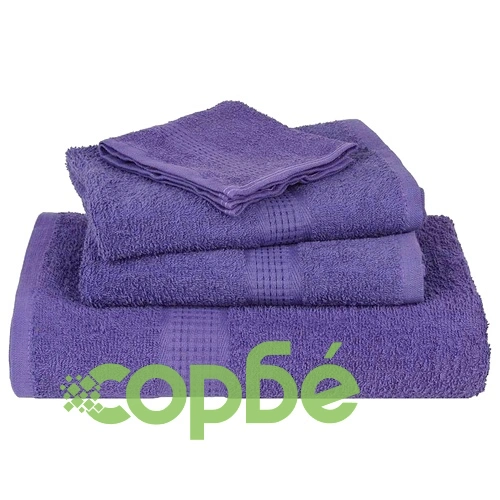 Кърпи за сауна 10 бр лилави 80x200 см 360 gsm 100% памук ➤ топ цена ➤ sorbe.bg