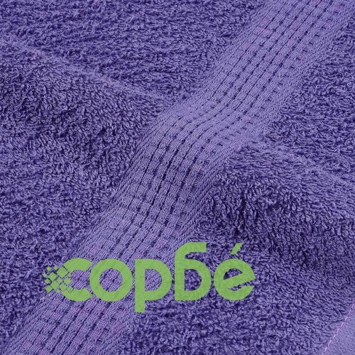 Кърпи за сауна 10 бр лилави 80x200 см 360 gsm 100% памук ➤ топ цена ➤ sorbe.bg