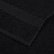 Кърпи за сауна 10 бр черни 80x200 см 360 gsm 100% памук