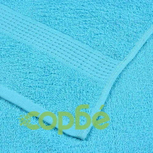 Кърпи за сауна 10 бр тюркоаз 80x200 см 360 gsm 100% памук ➤ топ цена ➤ sorbe.bg