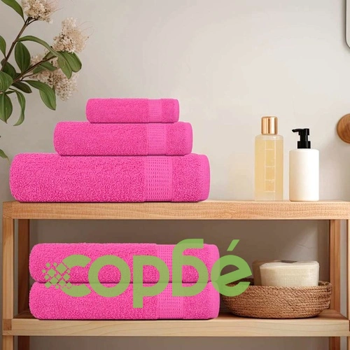 Кърпи 10 бр розови 100x200 см 360 gsm 100% памук ➤ топ цена ➤ sorbe.bg