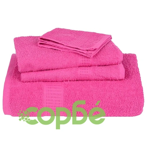 Кърпи 10 бр розови 100x200 см 360 gsm 100% памук ➤ топ цена ➤ sorbe.bg