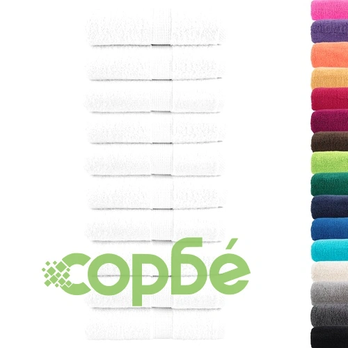 Премиум кърпи за гости SOLUND 50 бр бели 30x50 см 600 gsm ➤ топ цена ➤ sorbe.bg