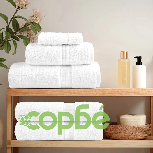 Премиум кърпи за гости SOLUND 50 бр бели 30x50 см 600 gsm ➤ топ цена ➤ sorbe.bg