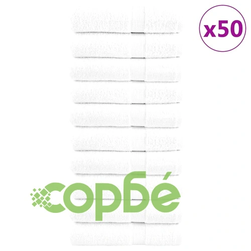 Премиум кърпи за ръце SOLUND 50 бр бели 50x100 см 600 gsm ➤ топ цена ➤ sorbe.bg