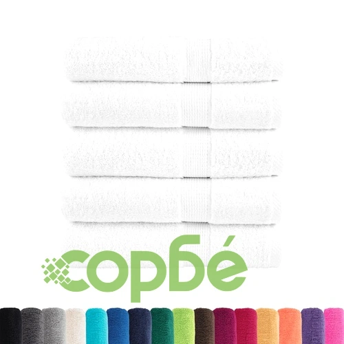 Премиум кърпи за баня SOLUND 25 бр бели 70x140 см 600 gsm ➤ топ цена ➤ sorbe.bg