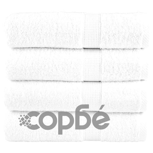 Премиум хавлиени кърпи SOLUND 4 бр бели 100x150 см 600 gsm ➤ топ цена ➤ sorbe.bg