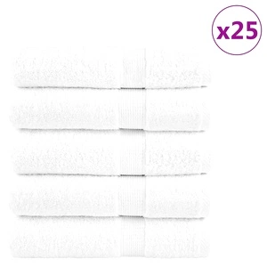 Премиум хавлиени кърпи SOLUND 25 бр бели 100x150 см 600 gsm