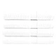 Премиум кърпи за сауна SOLUND 4 бр бели 80x200 см 600 gsm