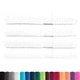 Премиум кърпи за сауна SOLUND 4 бр бели 80x200 см 600 gsm