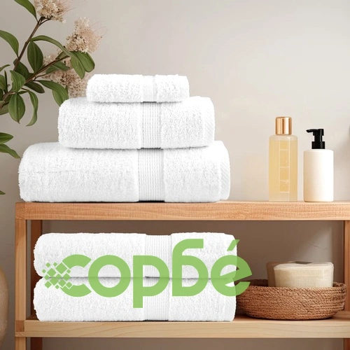 Премиум кърпи за сауна SOLUND 4 бр бели 80x200 см 600 gsm ➤ топ цена ➤ sorbe.bg