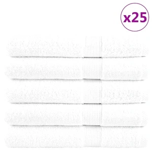 Премиум кърпи за сауна SOLUND 25 бр бели 80x200 см 600 gsm
