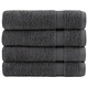 Премиум хавлии SOLUND 4 бр антрацит 100x150 см 600 gsm