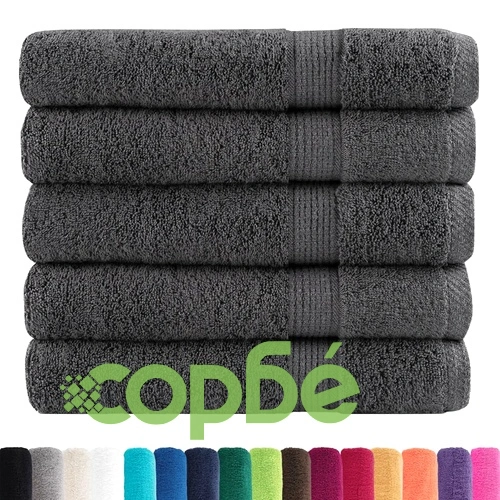 Премиум сауна кърпи SOLUND 25 бр антрацит 80x200 см 600 gsm ➤ топ цена ➤ sorbe.bg