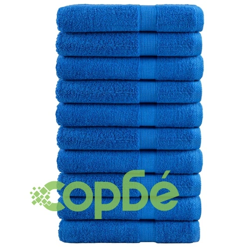 Премиум кърпи SOLUND 10 бр сини 100x200 см 600 gsm ➤ топ цена ➤ sorbe.bg