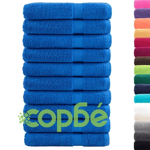 Премиум кърпи SOLUND 10 бр сини 100x200 см 600 gsm ➤ топ цена ➤ sorbe.bg