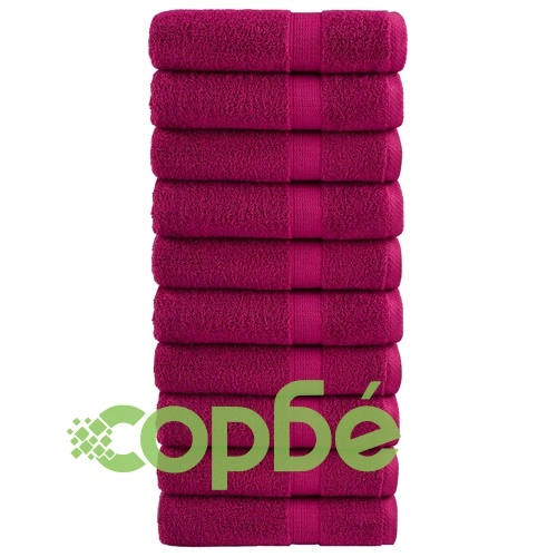 Премиум кърпи за ръце SOLUND 10 бр бордо 50x100 см 600 gsm ➤ топ цена ➤ sorbe.bg
