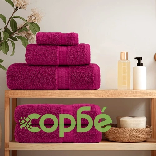 Премиум кърпи за ръце SOLUND 10 бр бордо 50x100 см 600 gsm ➤ топ цена ➤ sorbe.bg